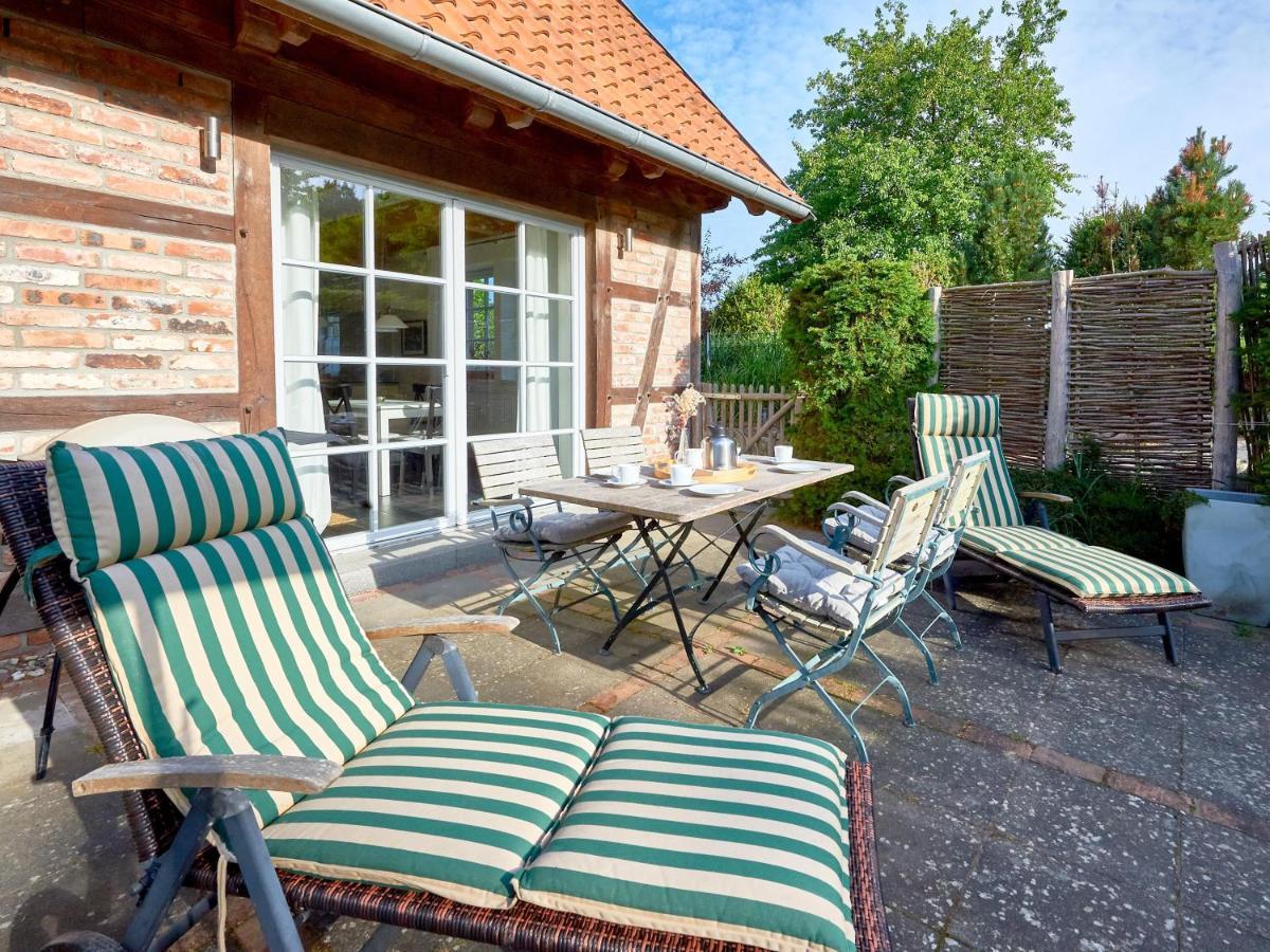 Fachwerkhaeuser Seedorf - Haushaelfte "Sophie Charlott" Mit Kamin Und Terrasse Exterior photo