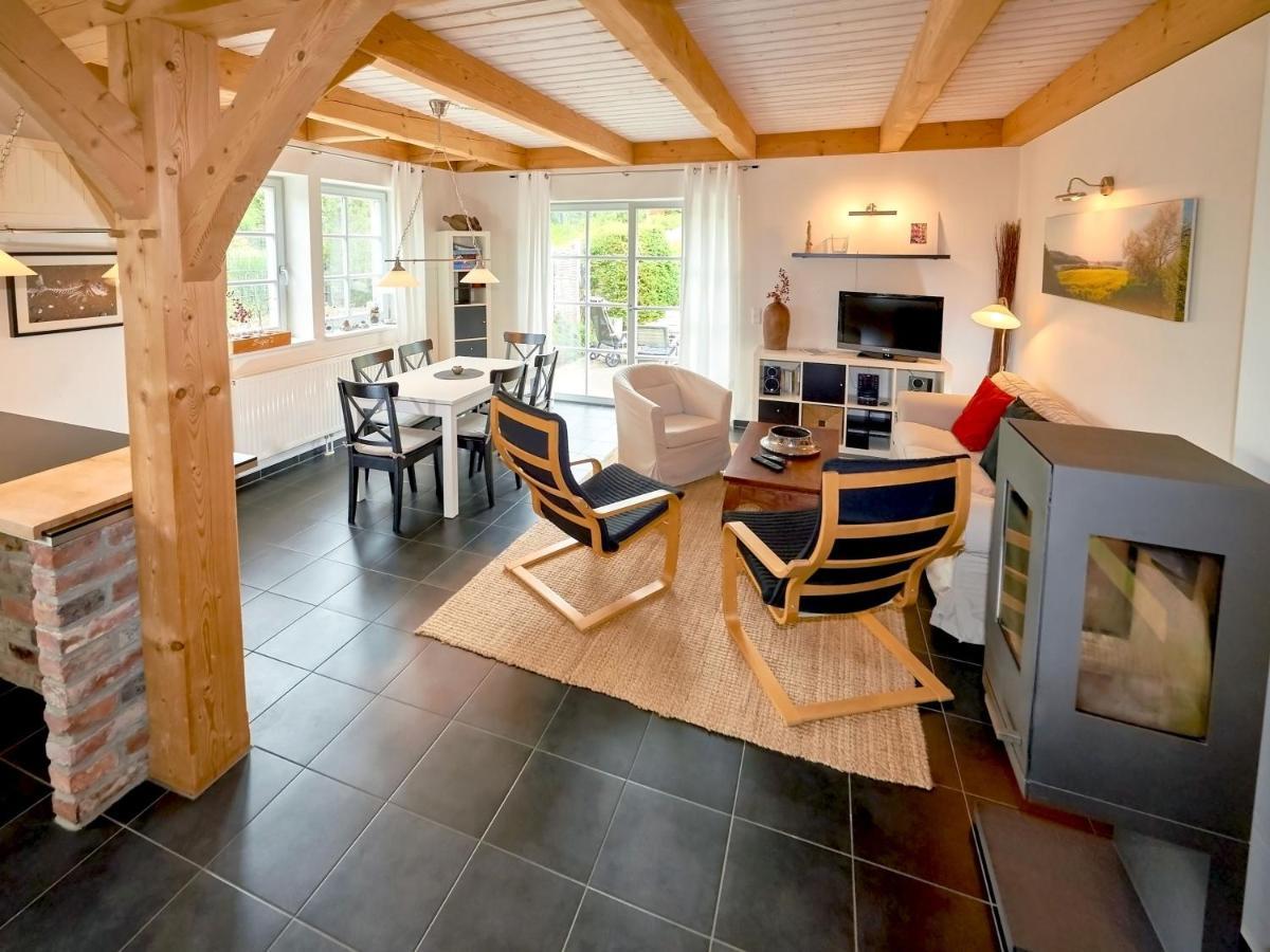 Fachwerkhaeuser Seedorf - Haushaelfte "Sophie Charlott" Mit Kamin Und Terrasse Exterior photo
