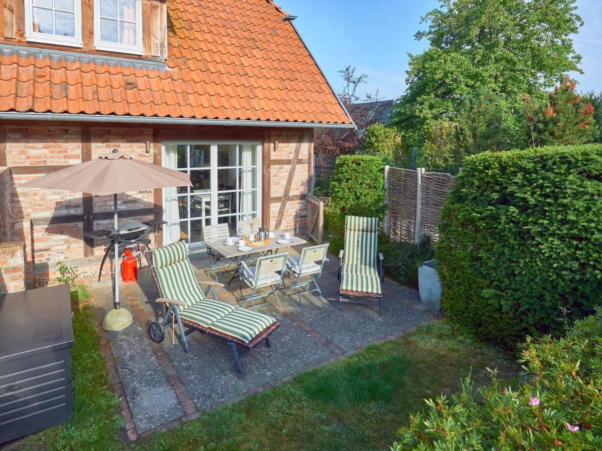 Fachwerkhaeuser Seedorf - Haushaelfte "Sophie Charlott" Mit Kamin Und Terrasse Exterior photo