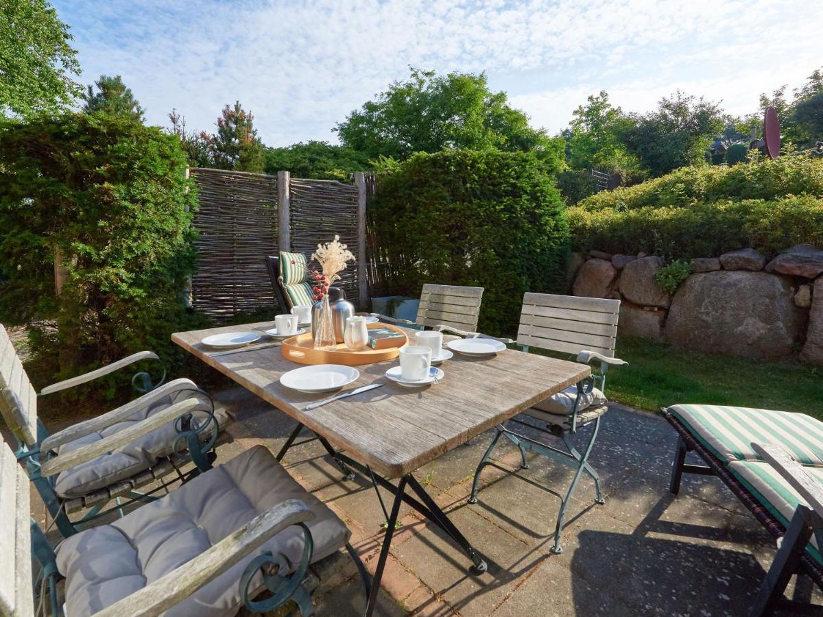 Fachwerkhaeuser Seedorf - Haushaelfte "Sophie Charlott" Mit Kamin Und Terrasse Exterior photo