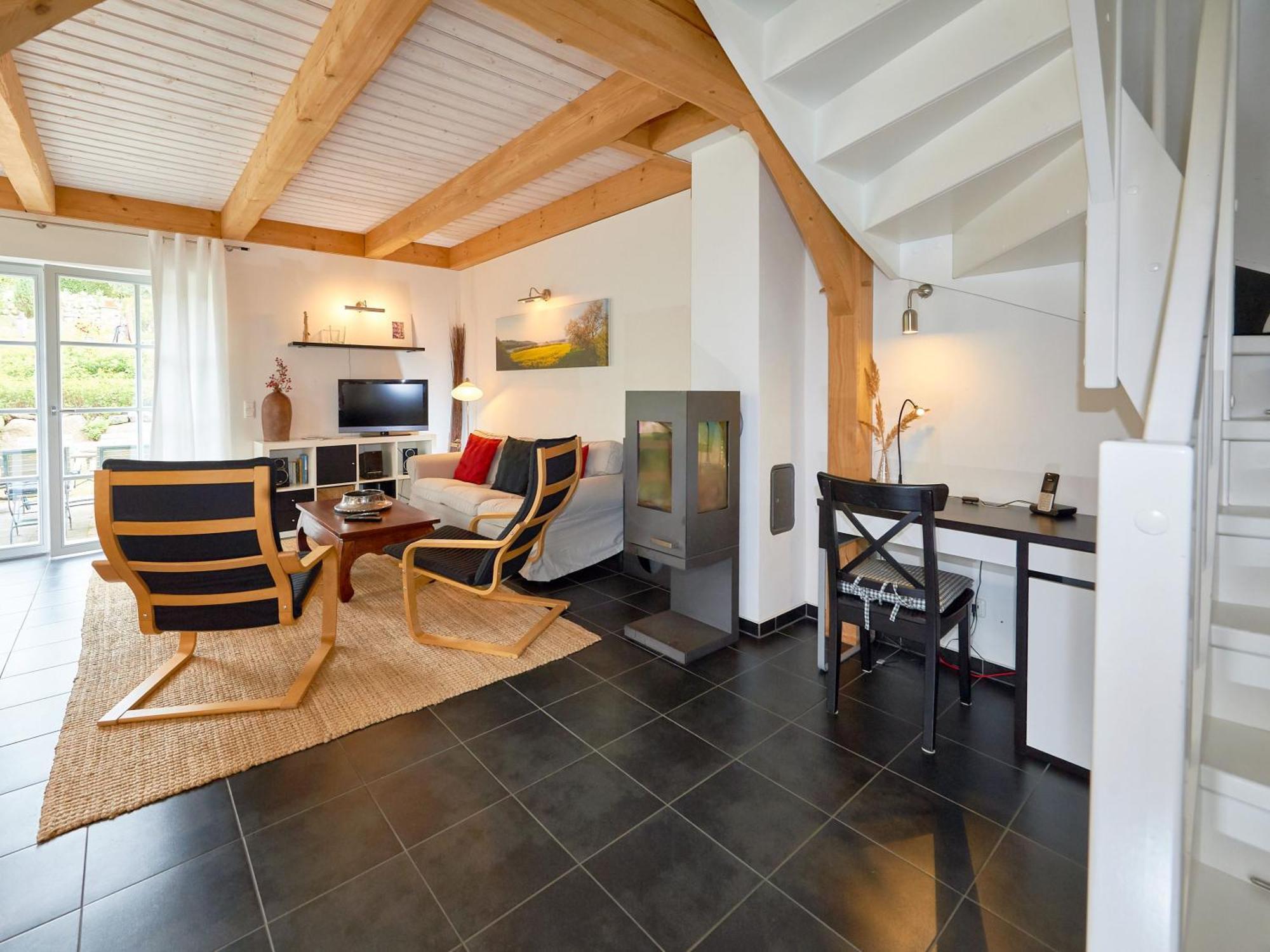 Fachwerkhaeuser Seedorf - Haushaelfte "Sophie Charlott" Mit Kamin Und Terrasse Exterior photo